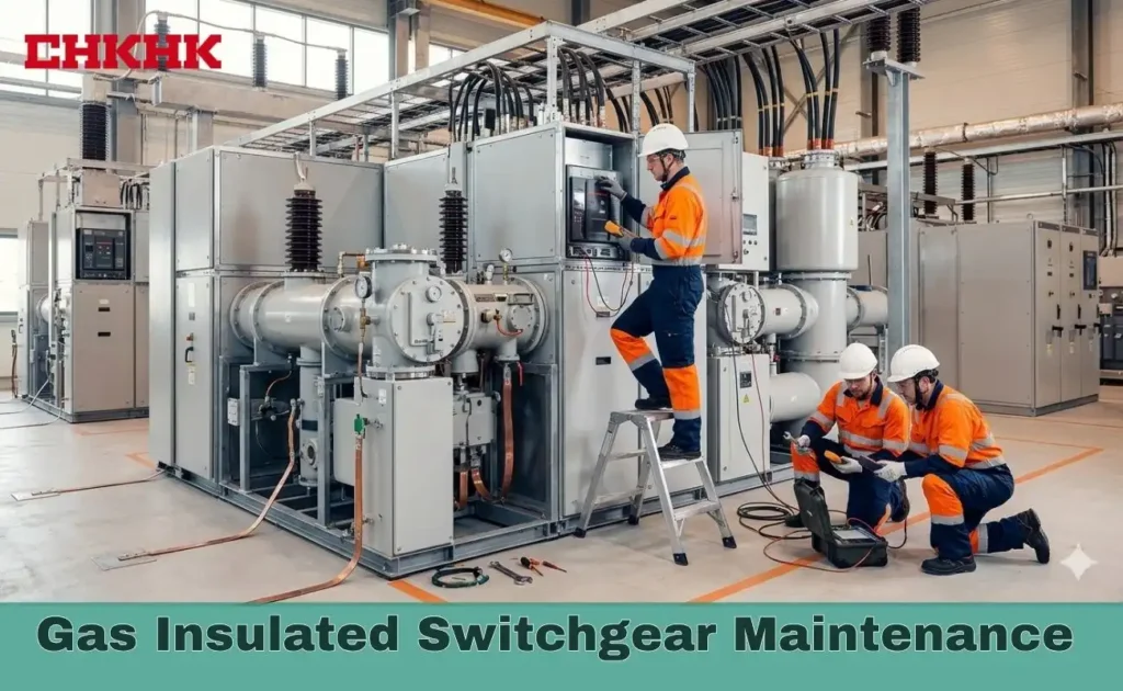 Gas insulated switchgear maintenance