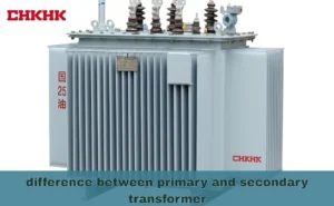 difference between primary and secondary transformer
