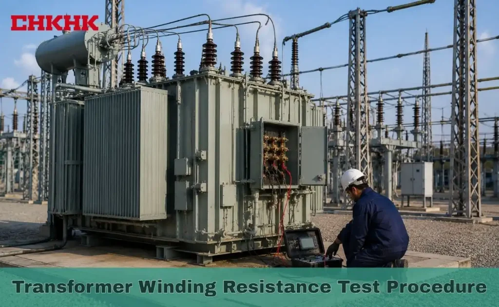 transformer winding resistance test procedure